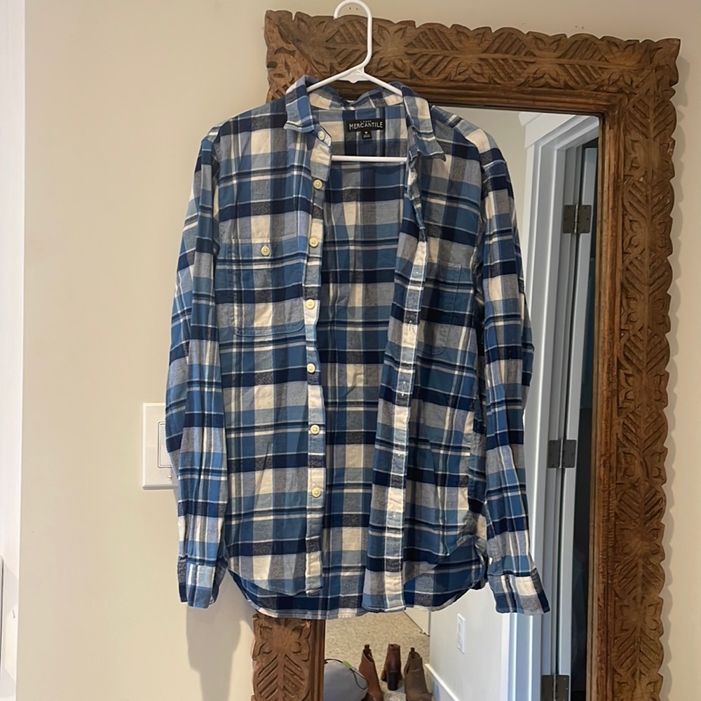 J Crew mercantile flannel